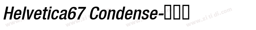 Helvetica67 Condense字体转换